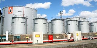 Oil storage tanks at the Kenya Pipeline Company in Nairobi